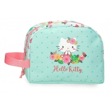 Neceser Sanrio Floral Kitty Verde Claro Neceser Sanrio Floral Kitty Verde Claro