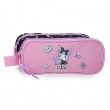 Estuche Doble Sanrio Kuromi Fortune Telling Rosa Estuche Doble Sanrio Kuromi Fortune Telling Rosa