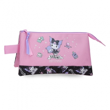 Estuche Triple Sanrio Kuromi Fortune Telling Rosa Estuche Triple Sanrio Kuromi Fortune Telling Rosa