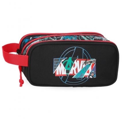 Estuche Marvel shield triple compartimento Estuche Marvel shield triple compartimento