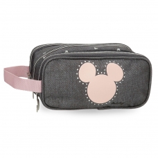 Estuche Mickey studs Triple Cremallera