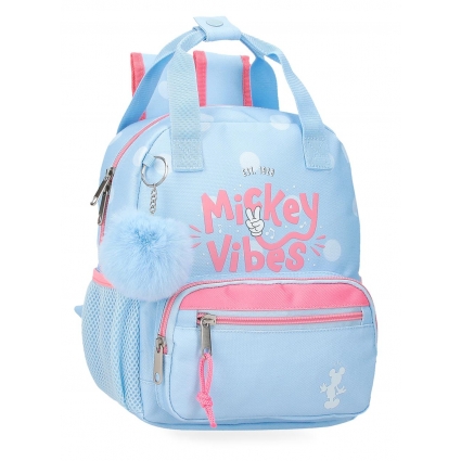Mochila preescolar Mickey vibes 28cm