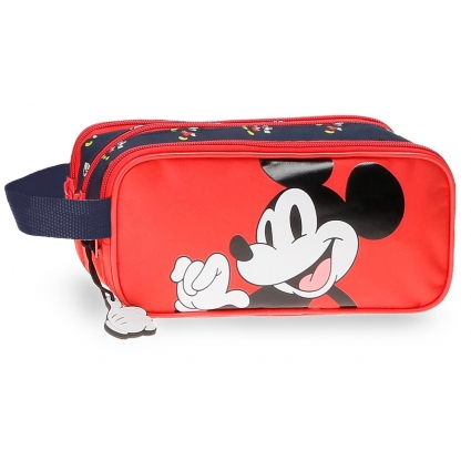 Estuche Mickey Mouse Fashion Triple Cremallera