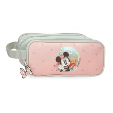 Estuche Minnie Wild nature Triple Compartimento
