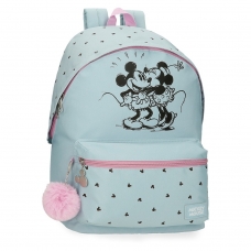 Mochila escolar Mickey y Minnie kisses con portaordenador Mochila escolar Mickey y Minnie kisses con portaordenador