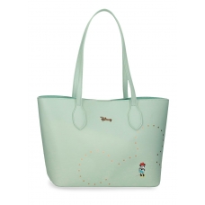 Turquoise green Luxe Minnie tote bag