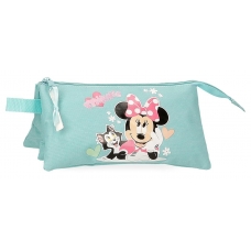 Estuche tres compartimentos Minnie & figaro Estuche tres compartimentos Minnie & figaro