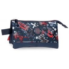 Estuche Movom Free time tres compartimentos