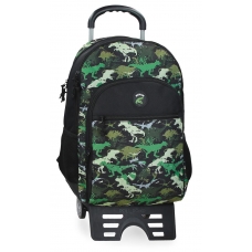 Mochila escolar Movom Raptors dos compartimentos con carro