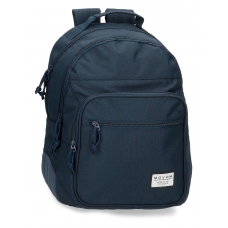 Mochila doble compartimento Movom Always on the move adaptable a carro azul marino