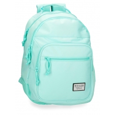 Mochila doble compartimento Movom Always on the move adaptable a carro azul claro