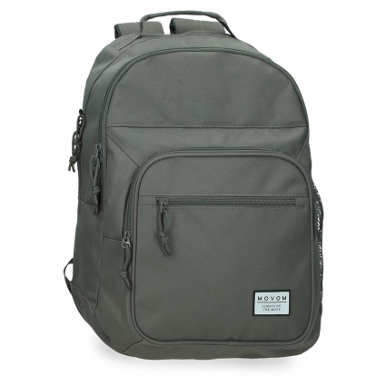 Mochila doble compartimento Movom Always on the move adaptable a carro caqui Mochila doble compartimento Movom Always on the move adaptable a carro caqui