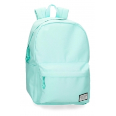 Mochila escolar Movom Always on the move 44 cm azul claro adaptable a carro