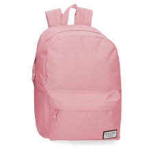 Mochila escolar Movom Always on the move 44 cm rosa adaptable a carro