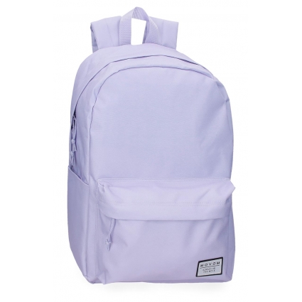 Mochila escolar Movom Always on the move 44cm lila adaptable a carro