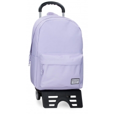 Mochila escolar Movom Always on the move 44cm rosa con carro Mochila escolar Movom Always on the move 44cm rosa con carro
