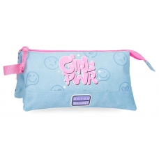 Estuche Movom Power girl tres compartimentos Estuche Movom Power girl tres compartimentos