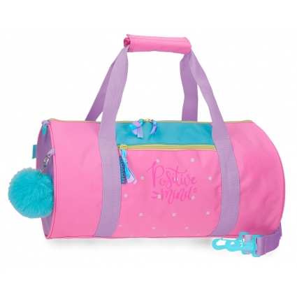 Bolsa De Viaje 41cm Movom Block Rosa