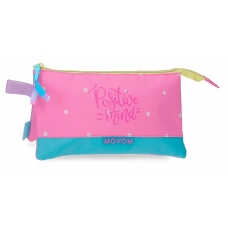 Estuche Escolar Movom Block Rosa