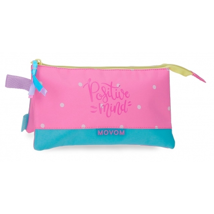 Estuche Escolar Movom Block Rosa Estuche Escolar Movom Block Rosa