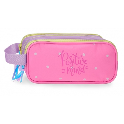 Estuche Escolar Movom Block Rosa