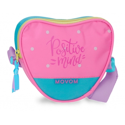 Bandolera Corazón Movom Block Rosa