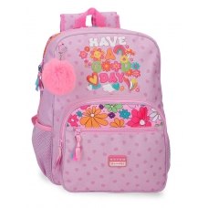Mochila Escolar Movom Good Day 38 cm adaptable a carro