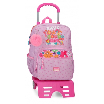Mochila Escolar Movom Good Day 38 cm con carro Mochila Escolar Movom Good Day 38 cm con carro