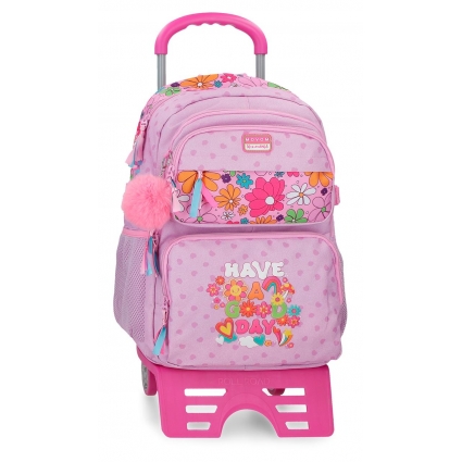 Mochila Escolar dos compartimentos Movom Good Day 45 cm con carro Mochila Escolar dos compartimentos Movom Good Day 45 cm con carro