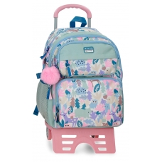 Mochila Adaptable con Carro 45cm Movom Forest Verde Claro