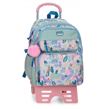 Mochila Adaptable con Carro 45cm Movom Forest Verde Claro