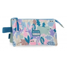 Estuche Escolar Movom Forest Verde Claro