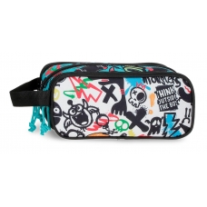 Estuche Escolar Movom Monsters Negro