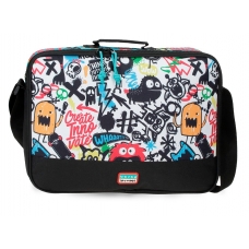 Cartera Extraescolar Movom Monsters Negro