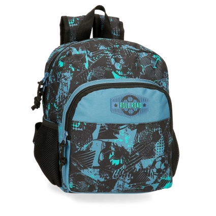 Mochila preescolar Roll Road Soccer 28 cm adaptable