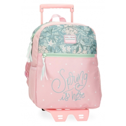 Mochila Roll Road Spring is here 33 cm con carro Mochila Roll Road Spring is here 33 cm con carro