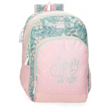 Mochila escolar Roll Road Spring is here dos compartimentos adaptable a carro Mochila escolar Roll Road Spring is here dos compartimentos adaptable a carro