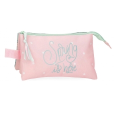 Estuche Roll Road Spring is here tres compartimentos Estuche Roll Road Spring is here tres compartimentos