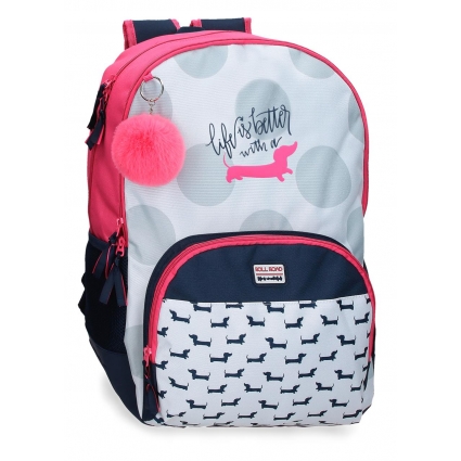 Mochila escolar Roll Road Teckel dos compartimentos Mochila escolar Roll Road Teckel dos compartimentos