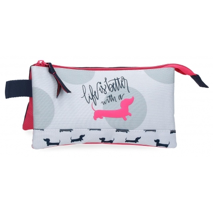 Estuche Roll Road Teckel tres compartimentos Estuche Roll Road Teckel tres compartimentos