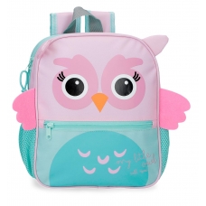 Mochila Roll Road Happy Pets Owl 28 cm adaptable a carro