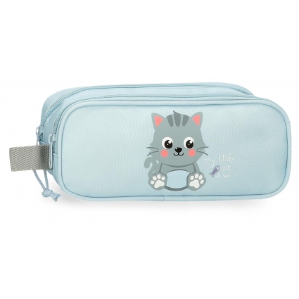 Estuche Roll Road Happy pets Little Cat dos compartimentos