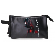 Estuche Escolar Marvel Spider Technology Negro
