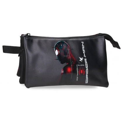 Estuche Escolar Marvel Spider Technology Negro Estuche Escolar Marvel Spider Technology Negro