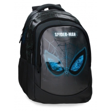 Mochila Escolar 46cm Marvel Spiderman Is Watching Us Negro