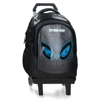 Mochila Adaptable con Carro 46cm Marvel Spiderman Is Watching Us Negro Mochila Adaptable con Carro 46cm Marvel Spiderman Is Watching Us Negro