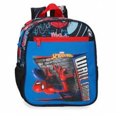 Mochila Spiderman Wall Crawler 28 cm adaptable a carro