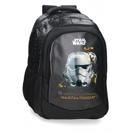 Mochila Escolar 46cm Star Wars Storm Trooper Negro Mochila Escolar 46cm Star Wars Storm Trooper Negro