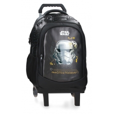 Mochila Adaptable con Carro 46cm Star Wars Storm Trooper Negro Mochila Adaptable con Carro 46cm Star Wars Storm Trooper Negro