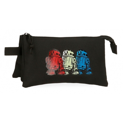 Estuche tres compartimentos Star wars R2D2